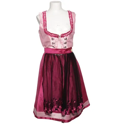 Dirndl (Rose, Noir, Multicolore) de Original Steindl Soie