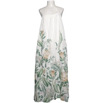 Långklänning (Vit, Flerfärgad) från H&M Bomull, Linne