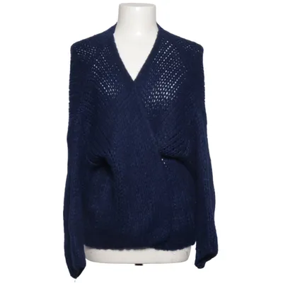 Cardigan (Bleu) de Verso Acrylique, Mohair, Polyamide, Laine