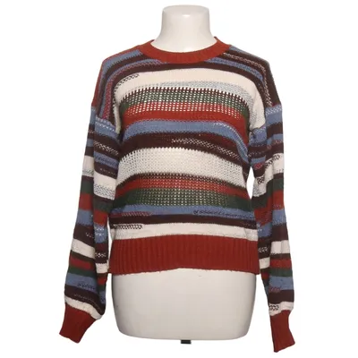 Strickpullover (Braun, Blau, Weiß) von WE