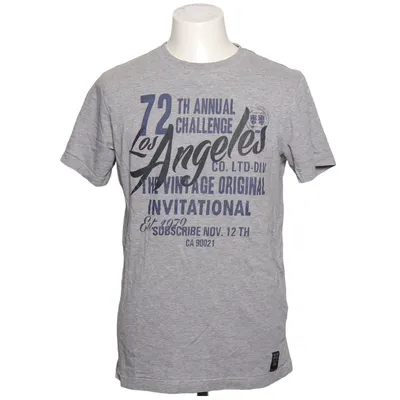 T-shirt (Grijs, Blauw) van Blue Tribe