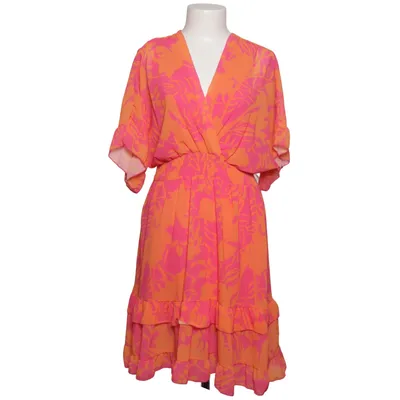 Klänning (Rosa, Orange) från Fashion Musthaves Elastan, Polyester, Viskos
