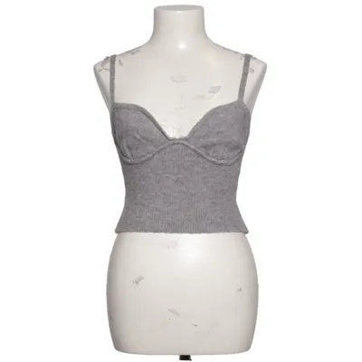 Crop top (Grå) från ABA Akryl, Polyamid, Polyester