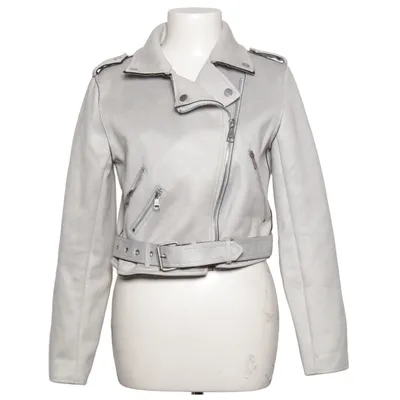 Bikerjakke (Grå) fra Cherry Koko Elastan, Polyester