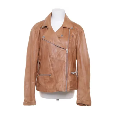 Bikerjacka (Brun) från Saki Polyester