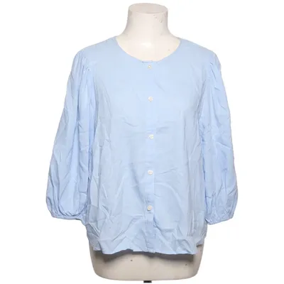 Blouse (Blue) from H&M Premium Quality Linen, Viscose