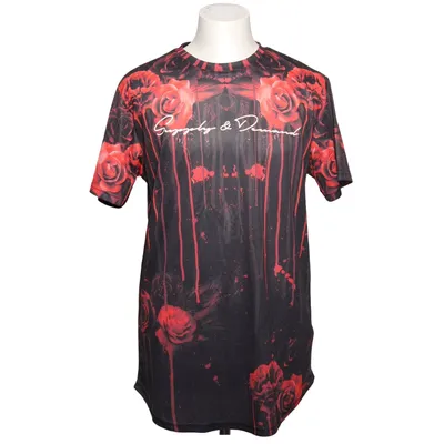 T-shirt (Black, Red) from Supply & Demand Polyester