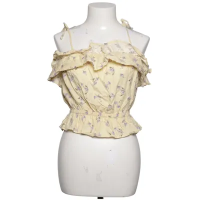 Crop top (Geel, Meerkleurig) van American Eagle Katoen, Linnen