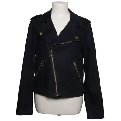 Bikerjacka (Blå) från Mos Mosh Bomull, Elastan, Lyocell, Polyester, Viskos