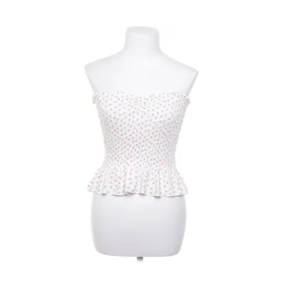 Tube top (Wit, Meerkleurig) van American Eagle Katoen, Elastaan, Polyester