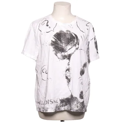 T-shirt (White, Black) from Desigual Cotton