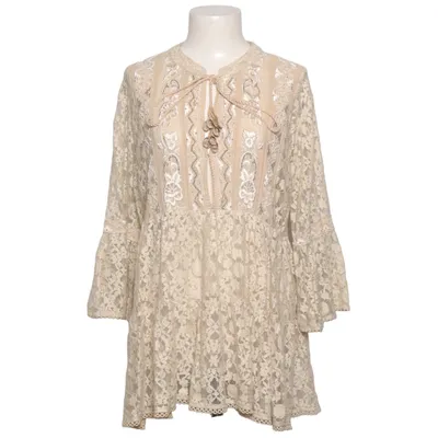 Blouse (Beige) de Peace + Love Coton, Polyamide