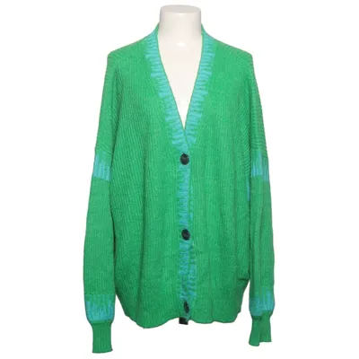 Strickjacke (Grün, Blau) von Studio Untold Acryl, Polyamid, Wolle