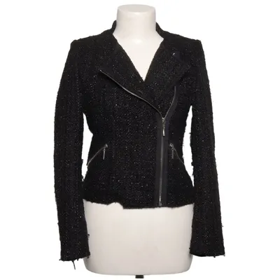 Jakke (Sort) fra The Style London Polyester, Uld