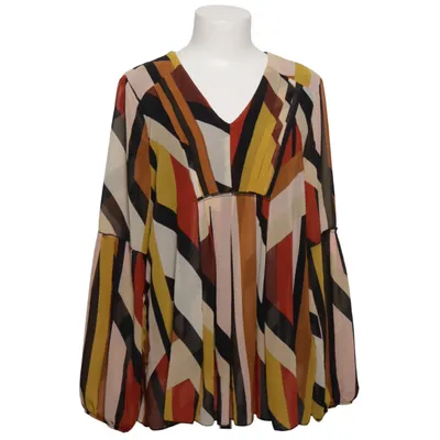 Blus (Gul, Svart, Flerfärgad) från Canda Premium Polyester, Viskos