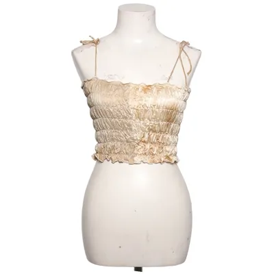 Crop top (Beige) from Aries Silk