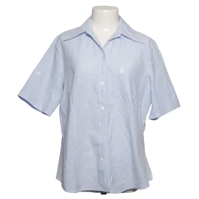 Kortærmet skjorte (Blå, Hvid) fra Gerry Weber Edition Bomuld, Polyester