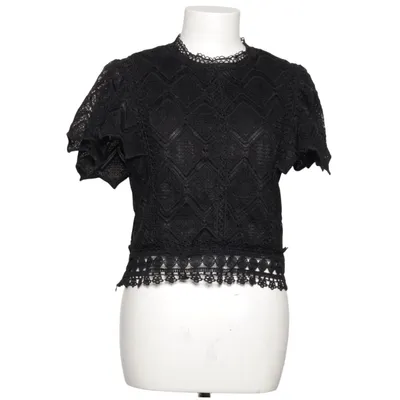 Top (Black) from Miss Charm Cotton, Polyester