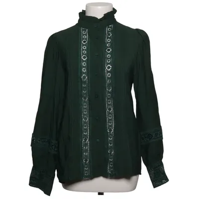 Blouse (Green) from Bisou's Project Polyamide, Viscose