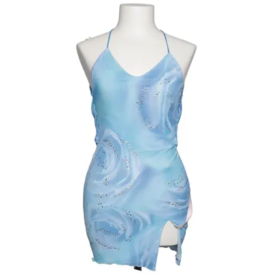 Jurk (Blauw, Meerkleurig) van Oh Polly Elastaan, Polyester