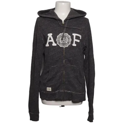 Hoodie (Gray) from Abercrombie & Fitch Cotton, Polyester
