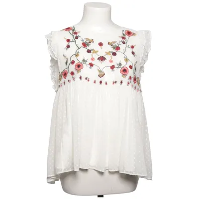 Topp (Vit, Flerfärgad) från Zara Trafaluc Collection Polyester