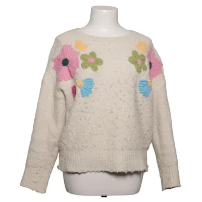 Sweater (Beige, Multicolored) from Bisou's Project Elastane, Polyamide, Polyester, Wool