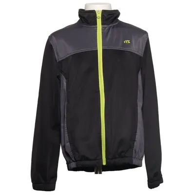 Træningsjakke (Sort, Grå) fra ITS Polyester