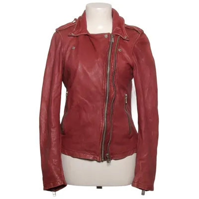 Veste de motard (Biker 513) de Goosecraft Coton, Cuir, Polyester