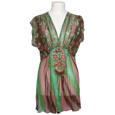 Topp (Grön, Rosa, Brun) från Antik Batik