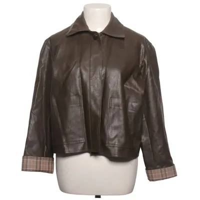 Jacke (Braun) von Rue de Femme Polyester, Polyurethan, Viskose