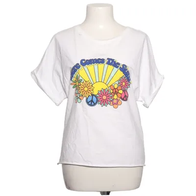 T-shirt (Weiß, Mehrfarbig) von Funky Staff Baumwolle