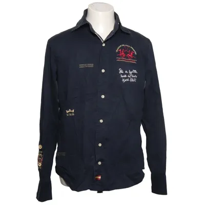 Shirt (Blue) from La Martina Cotton, Elastane