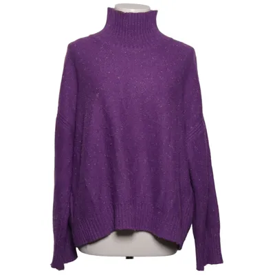 Turtleneck (Purple) from Emotions Metallic fiber, Modal, Polyamide, Polyester, Wool