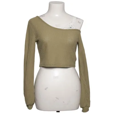 Crop top (Grön) från Romwe Elastan, Polyester