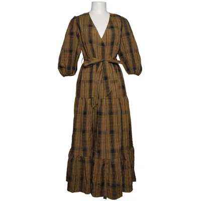 Omlottklänning (Brun, Svart) från Glamorous Bomull, Polyester, Viskos