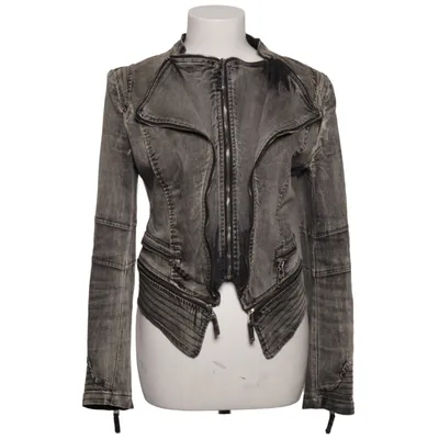 Jeansjacka (Grå) från Redial Elastan, Polyester, Polyuretan