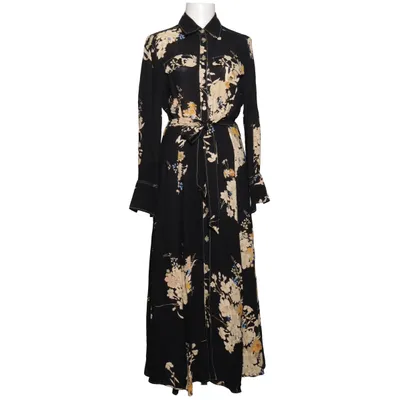 Robe chemise (Noir, Beige) de Massimo Dutti Viscose