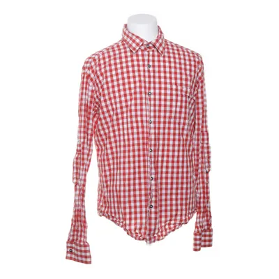 Flanellen overhemd (Rood, Wit) van Kayhan Katoen