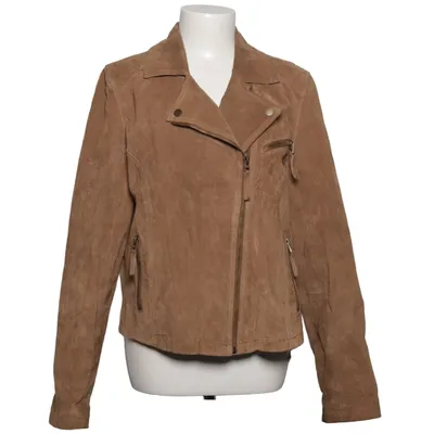 Bikerjack (Bruin) van Camaïeu Katoen, Polyester