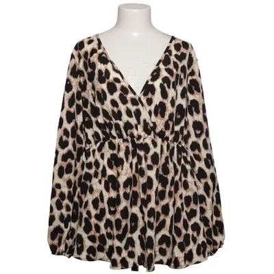 Blouse (Noir, Marron, Beige) de Shein Curve Élasthane, Polyester