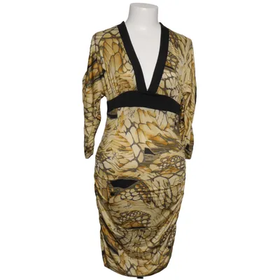 Dress (Yellow, Black, Multicolored) from Baby Phat Elastane, Polyamide, Polyester