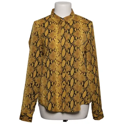 Bluse (Gul, Sort, Brun) fra Garcia Jeans Polyester