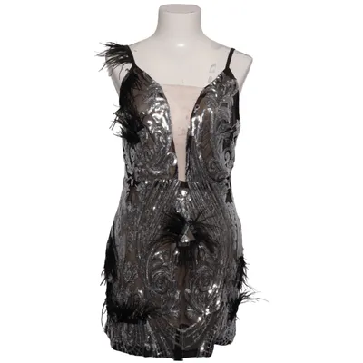 Cocktail dress (Black, Silver, Multicolored) Elastane, Polyester