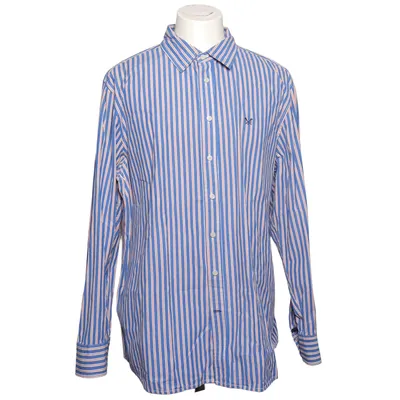 Shirt (Blauw, Wit, Oranje) van Crew Clothing Co. Katoen
