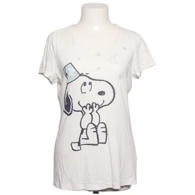 T-shirt (Vit, Blå) från Snoopy Bomull