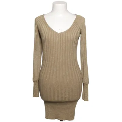 Dress (Gold) from Just Woman Acrylic, Elastane, Metallic fiber, Wool
