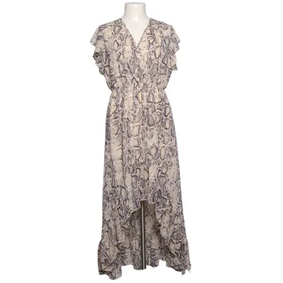 Wrap dress (Beige, Gray) from Papillonne