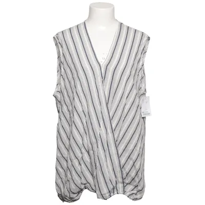 Top (White, Blue) from Elena Miro Viscose