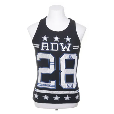 Basketbalshirt (Zwart, Blauw, Wit) van Redway Katoen, Elastaan